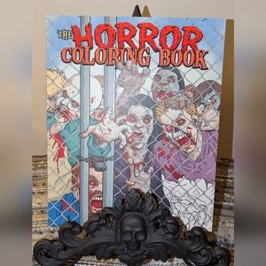 The Horror Coloring Book: Over 60 Images to Colour by Juan Calle *READ**